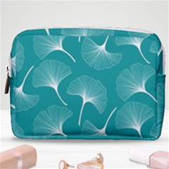 Whiteflowergreen Make Up Pouch (medium) by Dushan