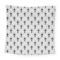 Black and white art-deco pattern Square Tapestry (Large) View1