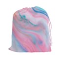 Colorful marble abstract background texture. Drawstring Pouch (2XL) View1