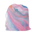 Colorful marble abstract background texture. Drawstring Pouch (2XL) View2