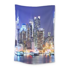 New-york Cityscape  Small Tapestry by Dushan