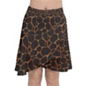 Animal Skin - Panther Or Giraffe - Africa And Savanna Chiffon Wrap Front Skirt View1