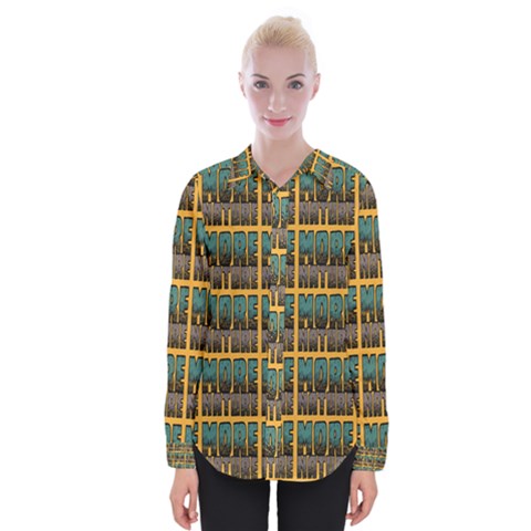 More Nature - Nature Is Important For Humans - Save Nature Womens Long Sleeve Shirt by DinzDas
