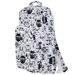 Cute Cat Faces Pattern Double Compartment Backpack by TastefulDesigns