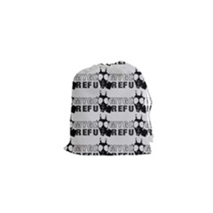 Gloomy Future  - Gas Mask And Pandemic Threat - Corona Times Drawstring Pouch (xs) by DinzDas