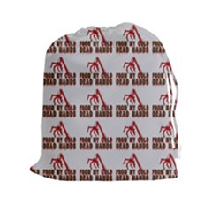 From My Dead Cold Hands - Zombie And Horror Drawstring Pouch (2xl) by DinzDas