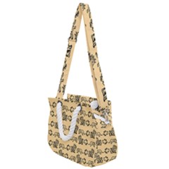 Inka Cultur Animal - Animals And Occult Religion Rope Handles Shoulder Strap Bag by DinzDas