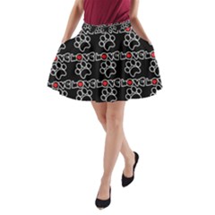 Pet Love - Dogs, Cats And All Pets Lover A-line Pocket Skirt by DinzDas