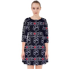 Pet Love - Dogs, Cats And All Pets Lover Smock Dress by DinzDas