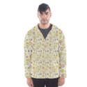 Abstract Flowers And Circle Men s Hooded Windbreaker View1