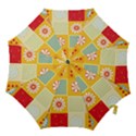 Abstract Flowers And Circle Hook Handle Umbrellas (Large) View1