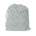 Abstract Flowers And Circle Drawstring Pouch (2XL) View2