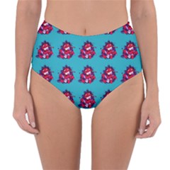 Little Devil Baby - Cute And Evil Baby Demon Reversible High-waist Bikini Bottoms by DinzDas