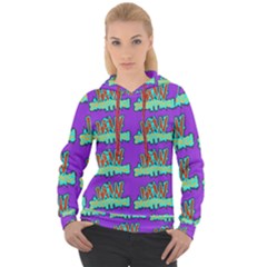 Jaw Dropping Comic Big Bang Poof Women s Overhead Hoodie by DinzDas