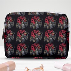 Middle Ages Knight With Morning Star And Horse Make Up Pouch (medium) by DinzDas