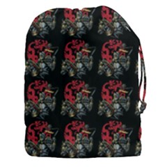 Middle Ages Knight With Morning Star And Horse Drawstring Pouch (3xl) by DinzDas