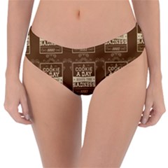 A Cookie A Day Keeps Sadness Away Reversible Classic Bikini Bottoms by DinzDas