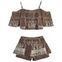 A Cookie A Day Keeps Sadness Away Kids  Off Shoulder Skirt Bikini View2