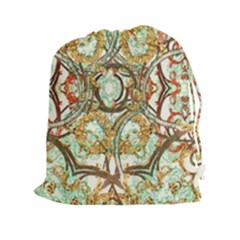 Multicolored Modern Collage Print Drawstring Pouch (2xl) by dflcprintsclothing
