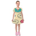 Donuts Kids  Short Sleeve Velvet Dress View1