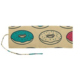 Donuts Roll Up Canvas Pencil Holder (m) by Sobalvarro