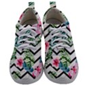 Tropical Zig Zag Pattern Mens Athletic Shoes View1