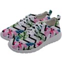 Tropical Zig Zag Pattern Mens Athletic Shoes View2