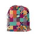 Geometric Mosaic Drawstring Pouch (XL) View2