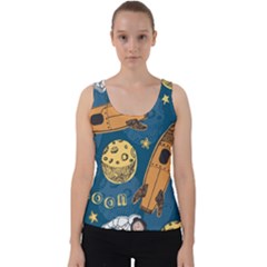 Missile Pattern Velvet Tank Top by Amaryn4rt