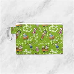 Seamless Pattern With Kids Canvas Cosmetic Bag (small) by Amaryn4rt