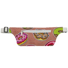Doughnut Doodle Colorful Seamless Pattern Active Waist Bag by Amaryn4rt