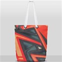 Graffiti Detail Wallpaper Texture Background Full Print Rope Handle Tote (Small) View1