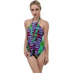 Corridor Nightmare Go With The Flow One Piece Swimsuit by ScottFreeArt