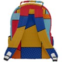 Dotted Colors Background Pop Art Style Vector Rounded Multi Pocket Backpack View3