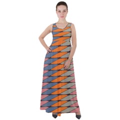 Zappwaits Pattern Empire Waist Velour Maxi Dress by zappwaits
