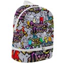 Hip Hop Background Zip Bottom Backpack View2