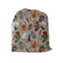 Tattoo Pattern Drawstring Pouch (XL) View2