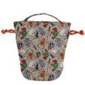 Tattoo Pattern Drawstring Bucket Bag View1