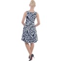 Vector-eclectic-fabric-seamless-pattern-animal-background-with-baroque-ornament Knee Length Skater Dress View2