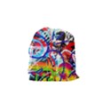 Crazy Grafitti Drawstring Pouch (Small) View2