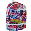 Crazy Grafitti Zip Bottom Backpack View2