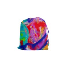 Crazy Graffiti Drawstring Pouch (small) by essentialimage