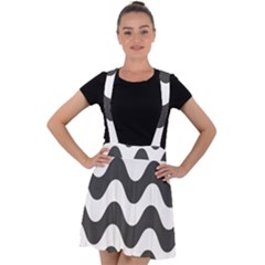 Copacabana  Velvet Suspender Skater Skirt by Sobalvarro