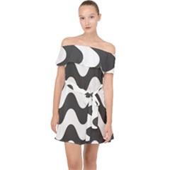 Copacabana  Off Shoulder Chiffon Dress by Sobalvarro