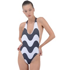 Copacabana  Backless Halter One Piece Swimsuit by Sobalvarro