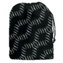 Black And White Geo Print Drawstring Pouch (3XL) View1