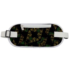 Modern Geometric Print Rounded Waist Pouch by dflcprintsclothing