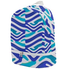 Colored Abstract Print1 Zip Bottom Backpack by dflcprintsclothing