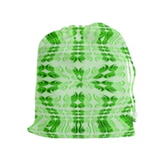 Digital Illusion Drawstring Pouch (xl) by Sparkle