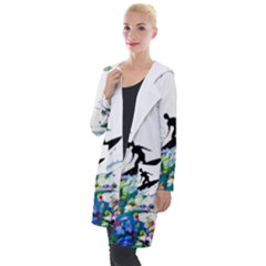 Nature Surfing Hooded Pocket Cardigan by Sparkle